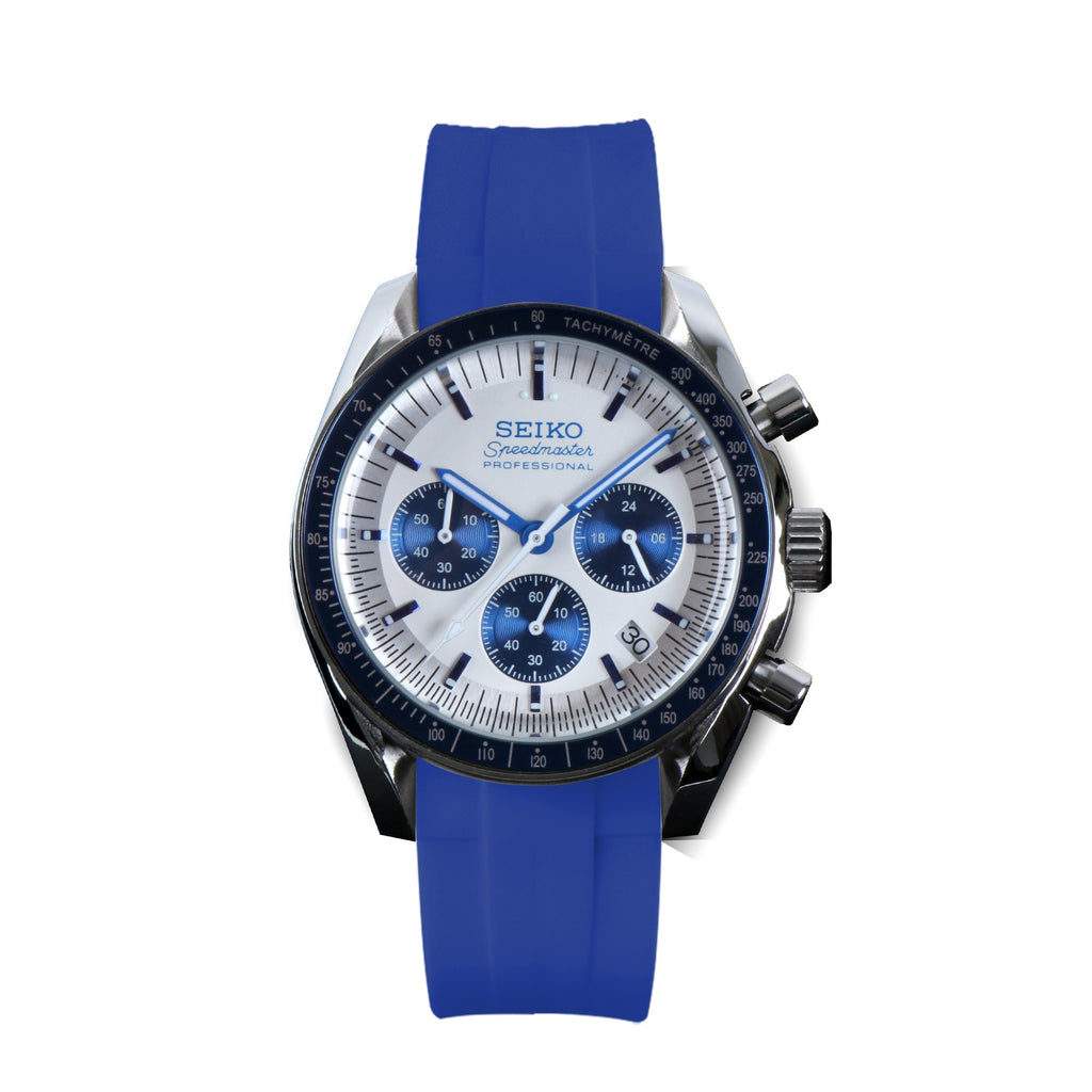 Custom Seiko Mod Blue Speed Watch