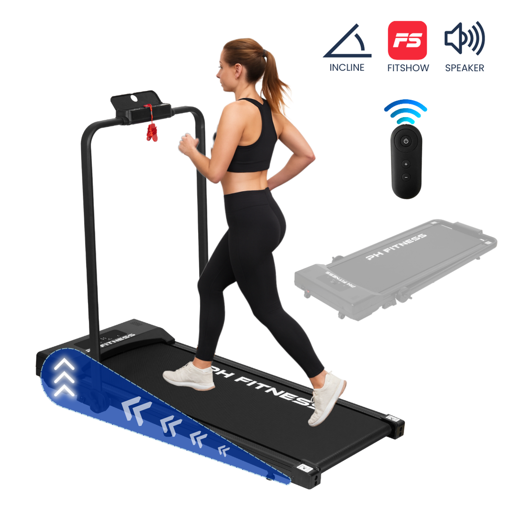 Loopband – Incline & Handmatige Helling - 12km/u – Opvouwbaar / Inklapbaar – F3A – Verkrijgbaar in 3 kleuren