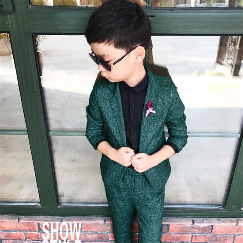 Boys spring and autumn small suit