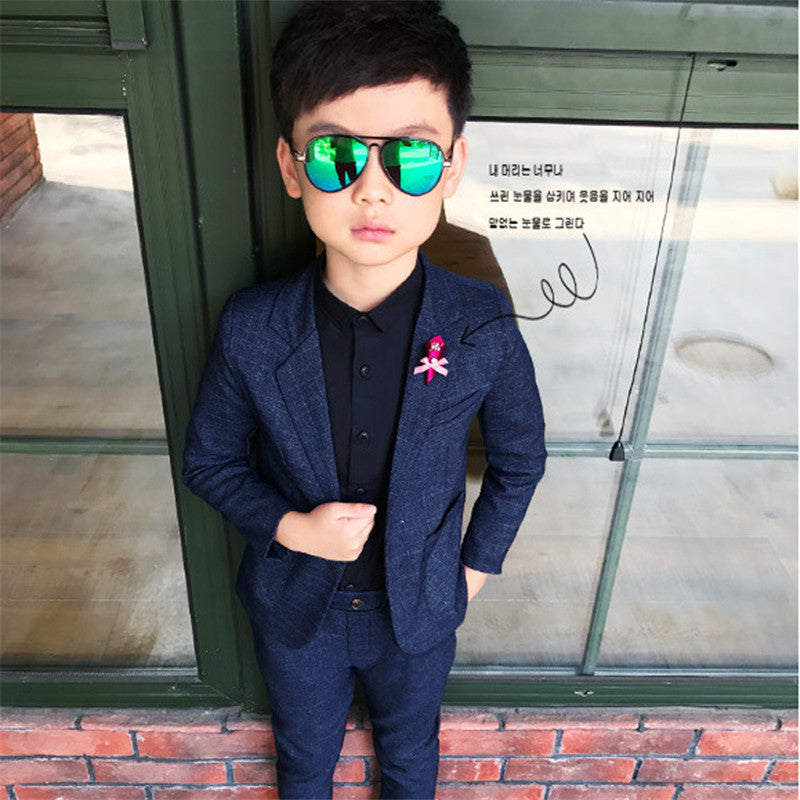 Boys spring and autumn small suit