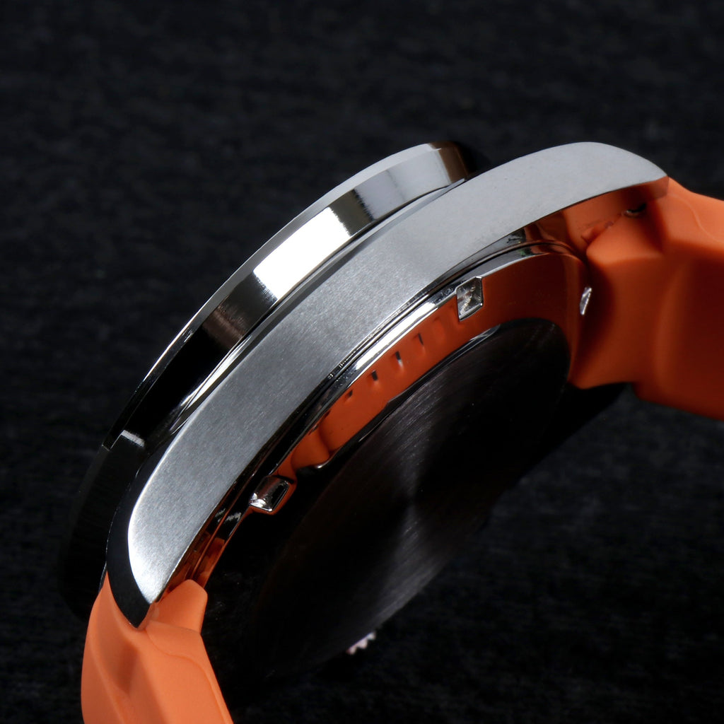 Custom Seiko Mod Orange Speed Watch