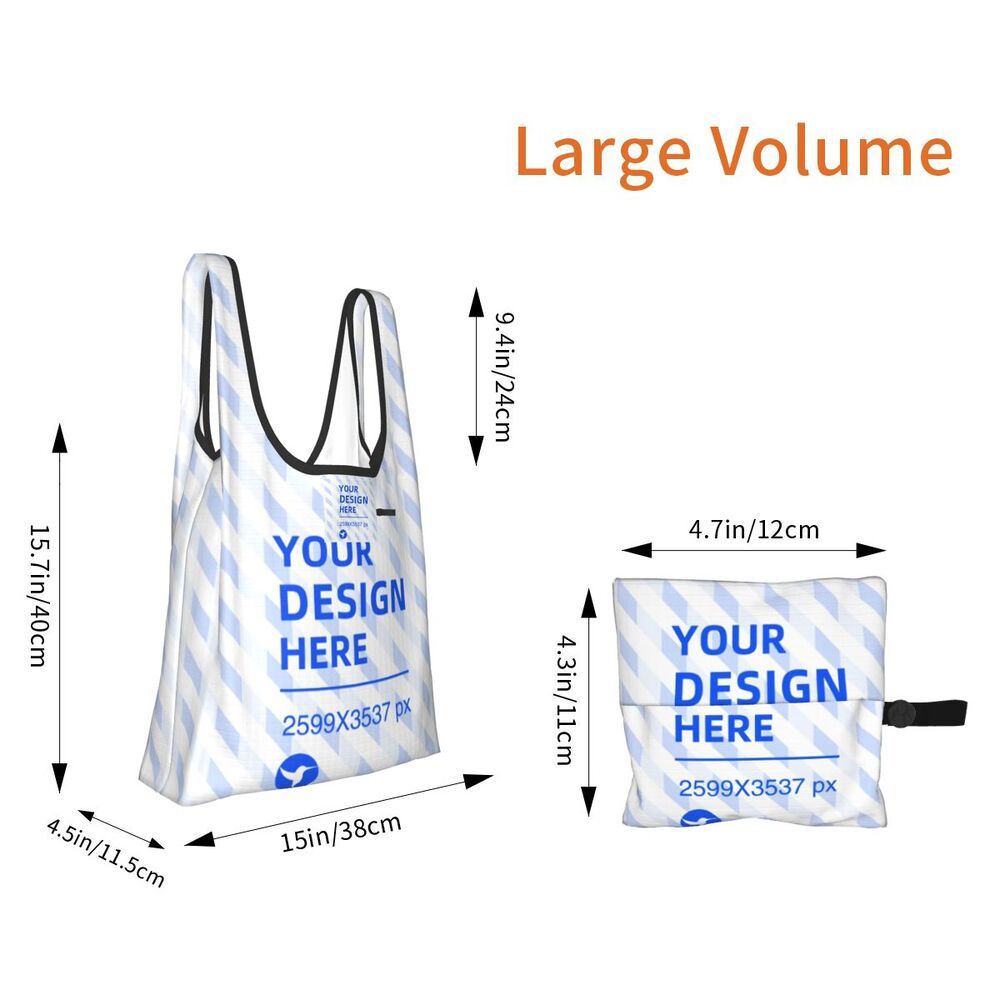 Folding Eco-Friendly Large Capacity Portable Lightweight Shopping Bag