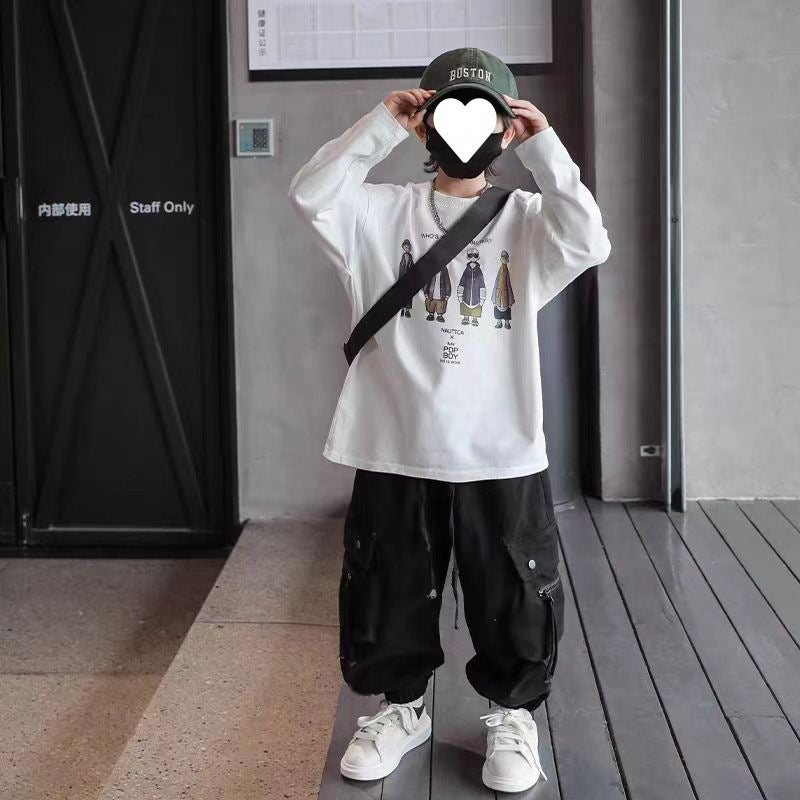 Pants Children Spring And Autumn Workwear