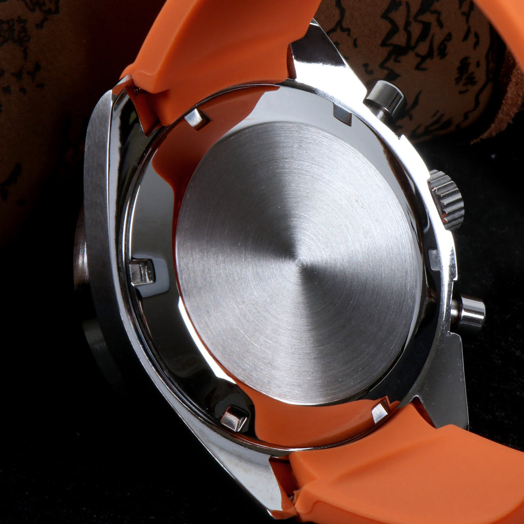 Custom Seiko Mod Orange Speed Watch