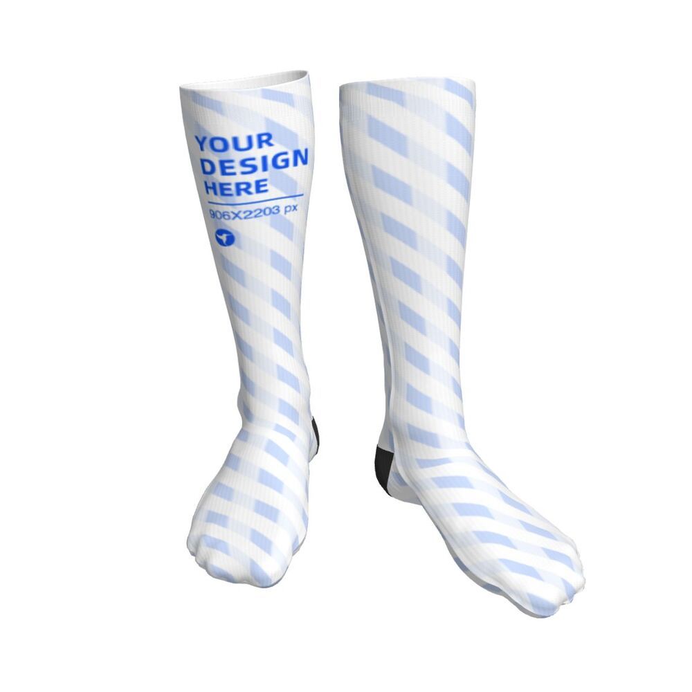 20in Black Heel Thickened Thermal Socks