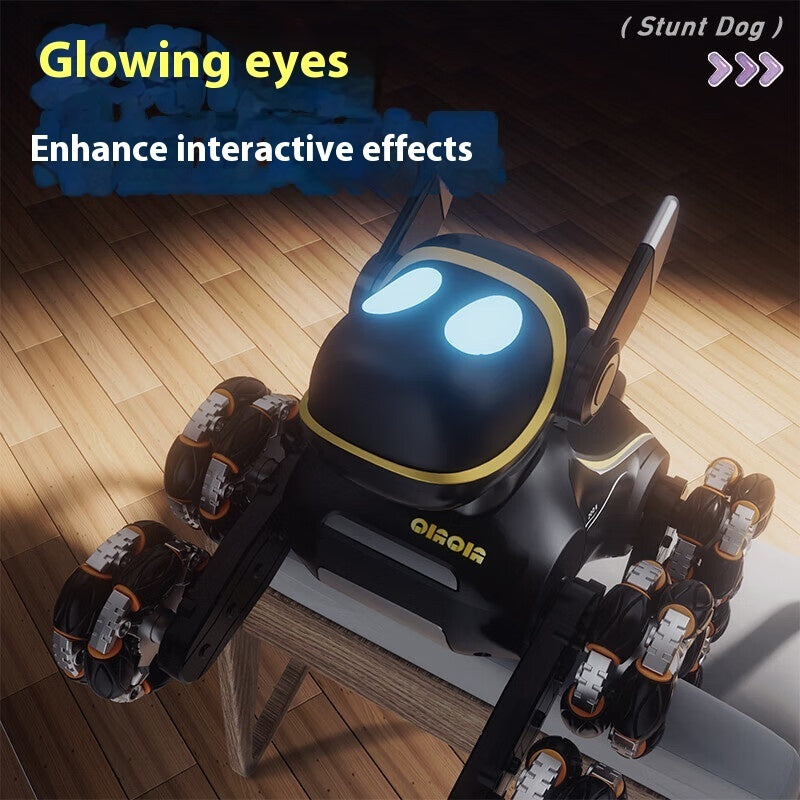 Electric Intelligent Robot Dog Remote Control Car Toy Children's Car Eight Wheels