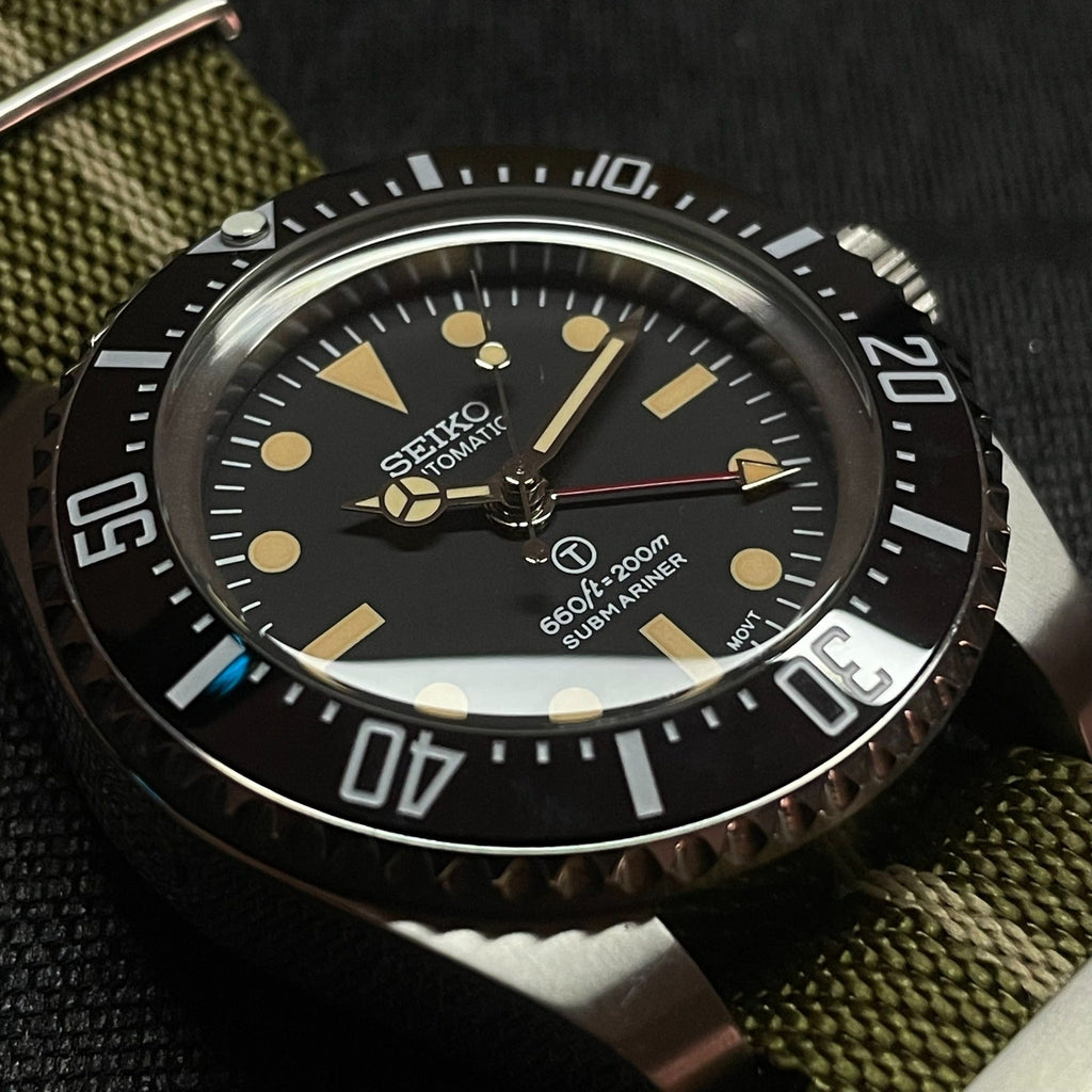 Custom Seiko Vintage Milsub GMT Mod - 44MM