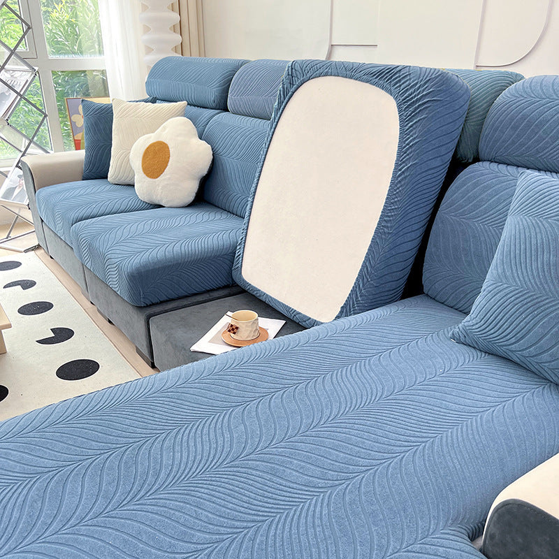 Waterproof Sofa Solid Color Jacquard Sofa Sofa Seat Cover