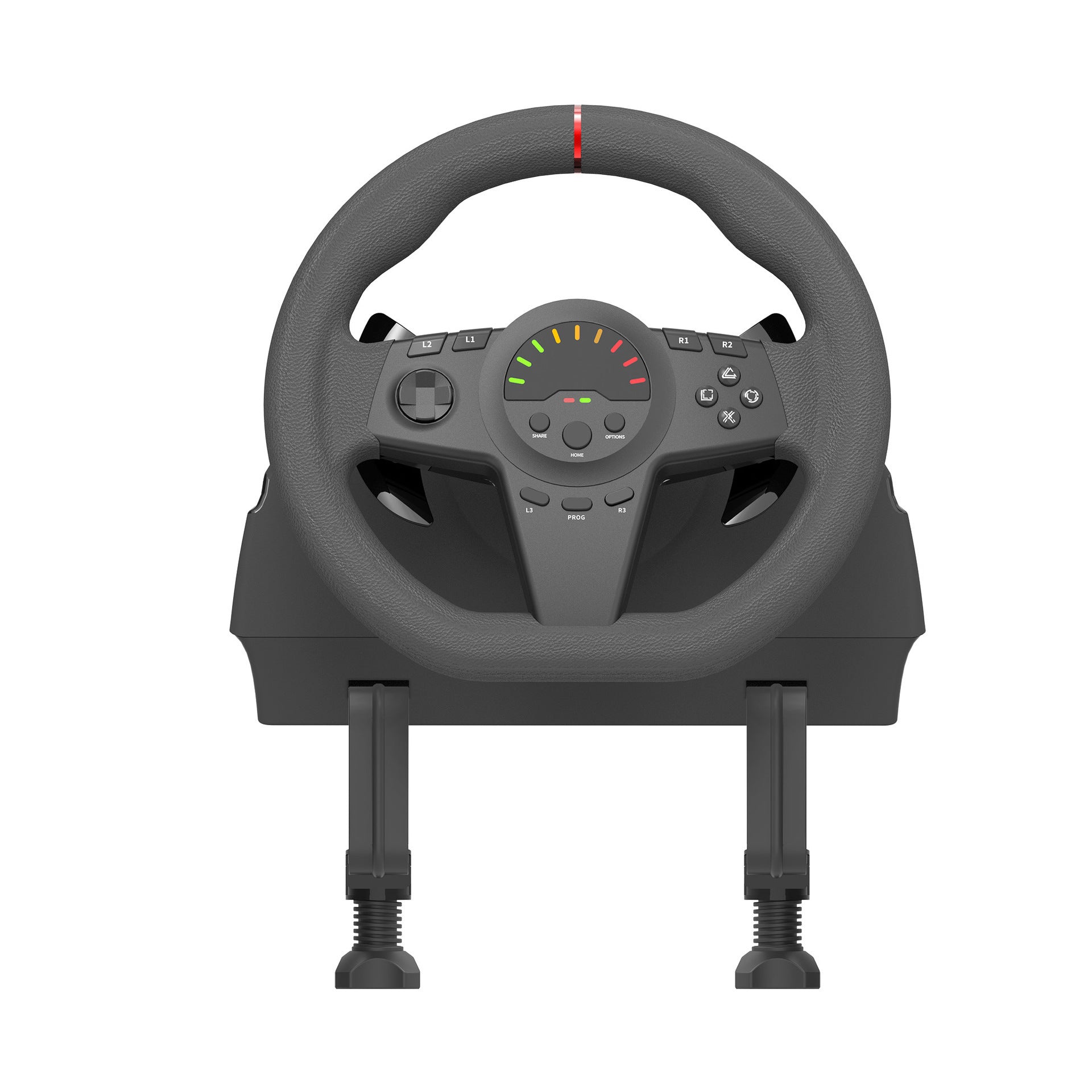 Multi-platform Compatible Steering Wheel Two Pedal Vibration Game Machine
