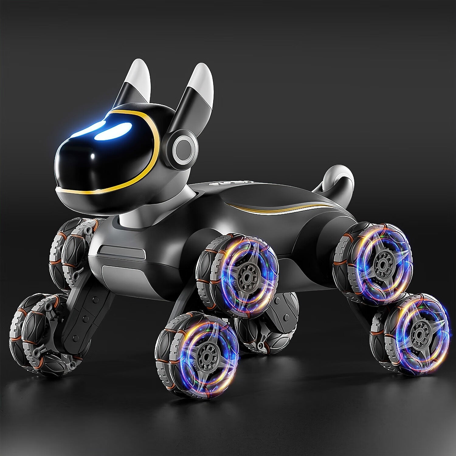 Electric Intelligent Robot Dog Remote Control Car Toy Children's Car Eight Wheels