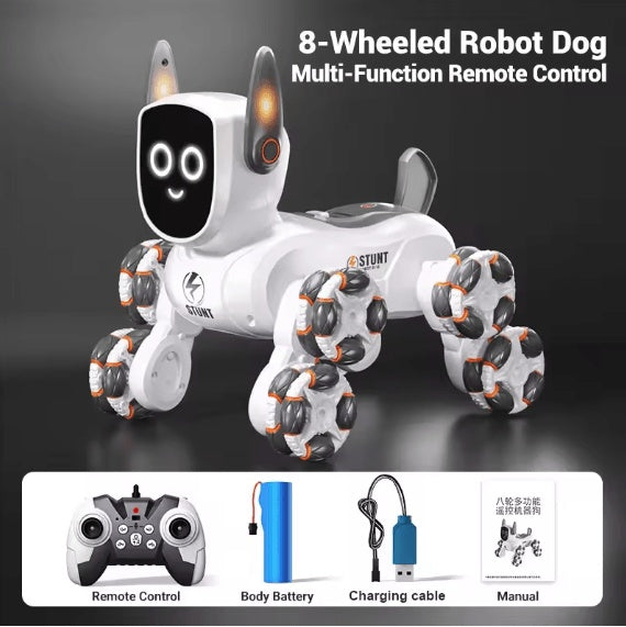8 Wheel Multi Functional RC Robot Dog