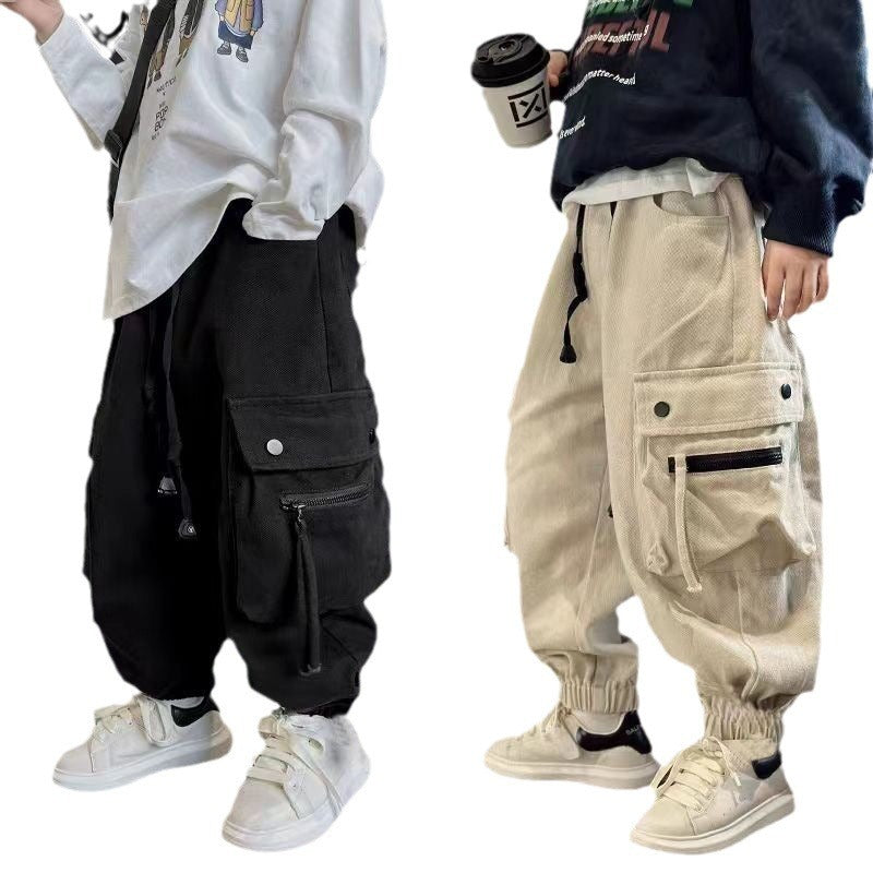 Pants Children Spring And Autumn Workwear