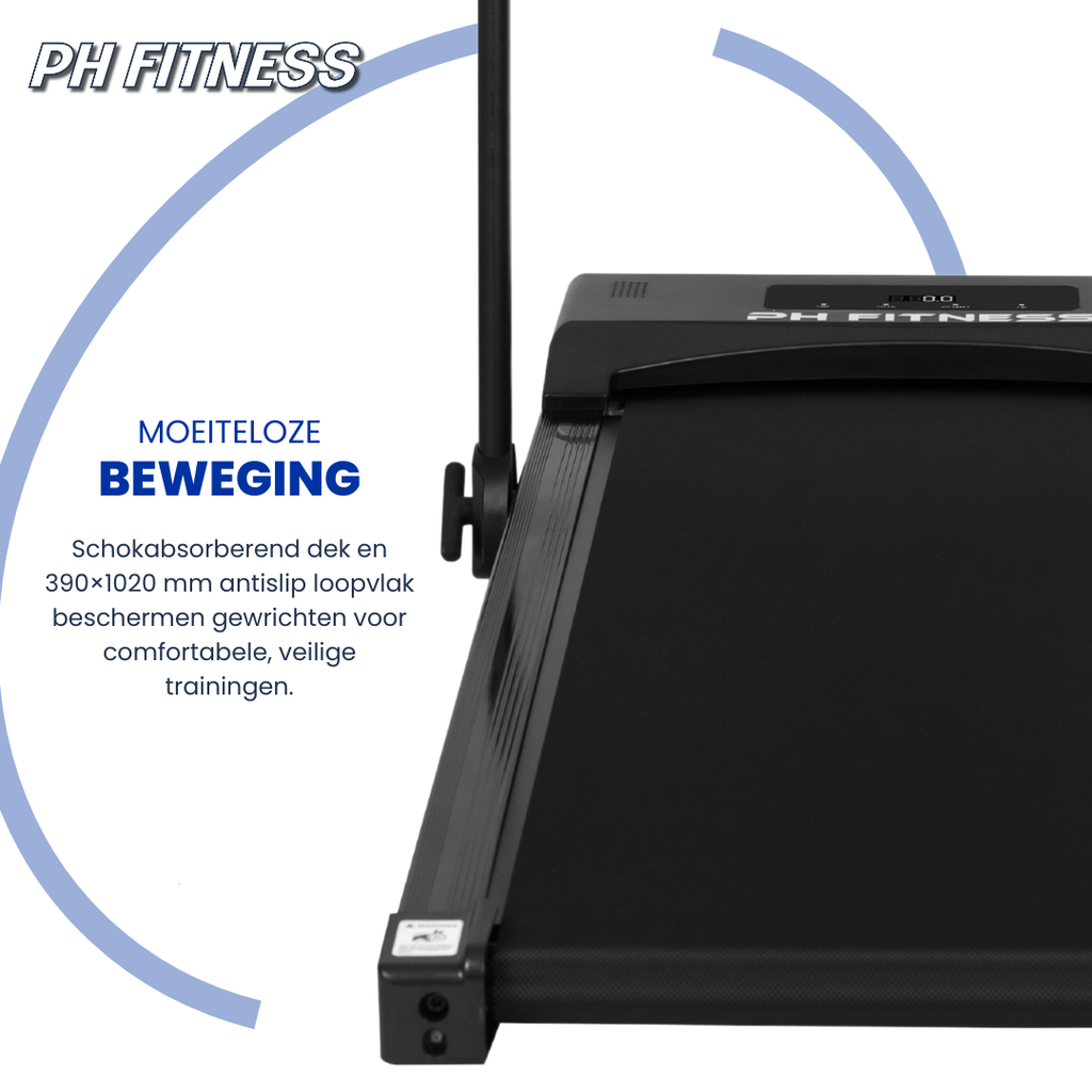 Loopband – 8 km/u - Incline & Handmatige Helling – Zwart of Roze – Walking Pad – Loopband voor Thuis - F1A – Wandelband