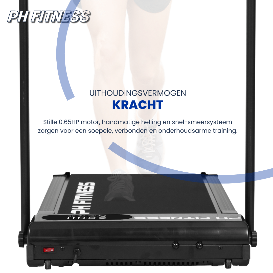 Loopband – 8 km/u – Incline & Handmatige Helling – Opvouwbaar / Inklapbaar – SF1B – Verkrijgbaar in 3 kleuren