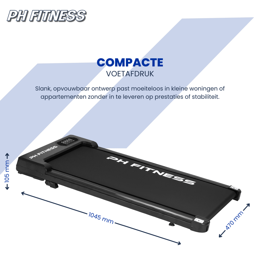 Loopband – 8 km/u – Incline & Handmatige Helling – Opvouwbaar / Inklapbaar – B3 – Verkrijgbaar in 3 kleuren!