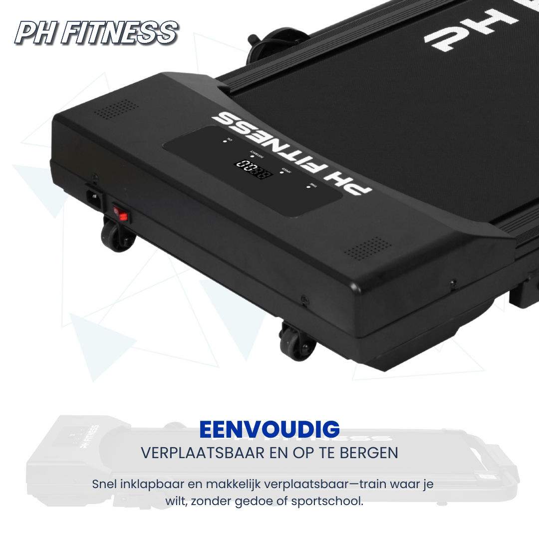 Loopband – Incline & Handmatige Helling - 12km/u – Opvouwbaar / Inklapbaar – F3A – Verkrijgbaar in 3 kleuren